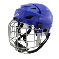 Hockey Sports Protector Equipment Ice Hockey Player Helmet Blue Mask